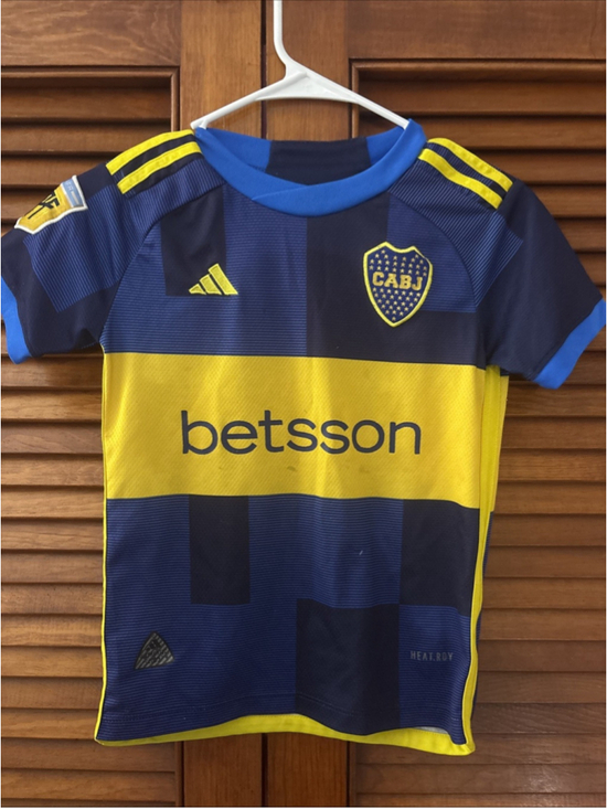 adidas Other - Club Atletico Boca Juniors CABJ Betsson Adidas Soccer Jersey #10 Cavani Size S 8